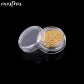 Nail Art Steel Ball Gold Silver Caviar Small Beads DIY Manicure Decorations Beads Glitter 3D Nail Beauty Accessories